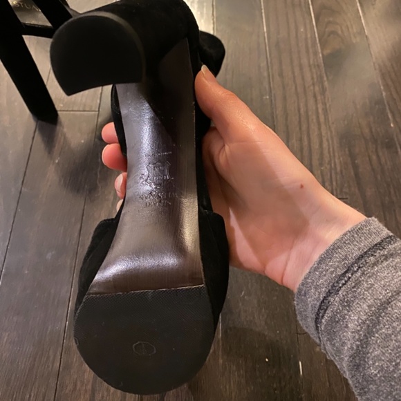 Stuart Weizmann 6m black heels with platform - Picture 5 of 6